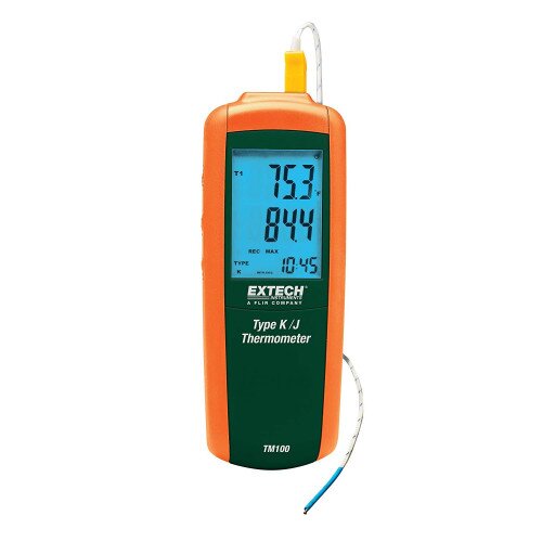 Extech TM100 Type K/J Single Input Thermometer