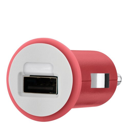 Belkin MIXIT Car Charger for iPhone 6, iPhone 6 Plus, iPhone 5/5s (5 Watt/1 Amp) - Red