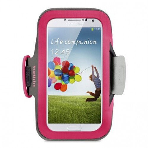 Belkin Slim-Fit Armband for Galaxy S4 - Fuchsia