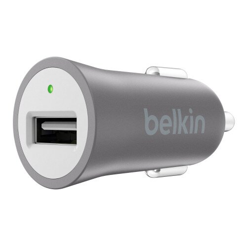 Belkin MIXIT Metallic Car Charger - Gray