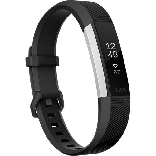 Fitbit Alta HR Fitness Wristband - Black - XL