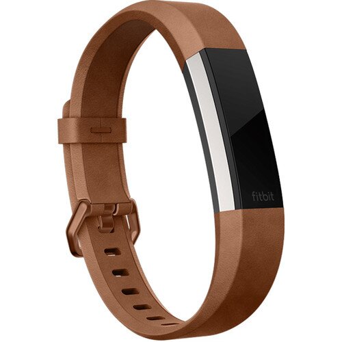 Fitbit Alta HR & Alta Leather Band - Brown - Small