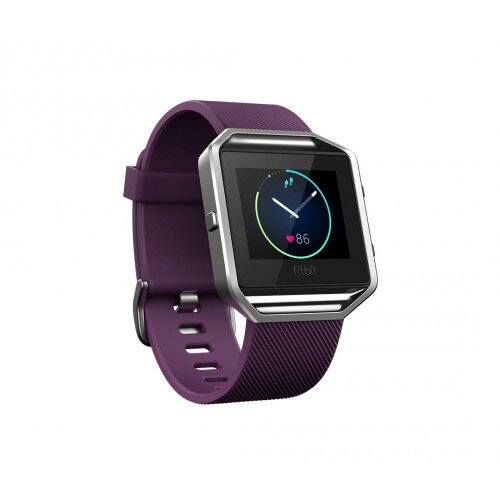 Fitbit Blaze Smart Fitness Watch - Plum - Large