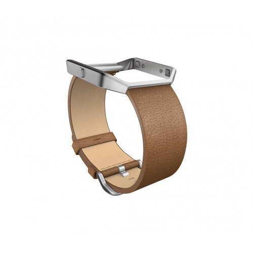 Fitbit Blaze Leather Band + Frame - Camel - Regular - Large