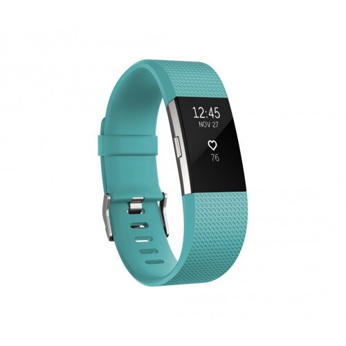 Fitbit Charge 2 Fitness Wristband - Teal - Large