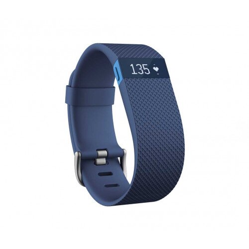 Fitbit Charge HR Heart Rate and Activity Tracker + Sleep Wristband - Blue - XL