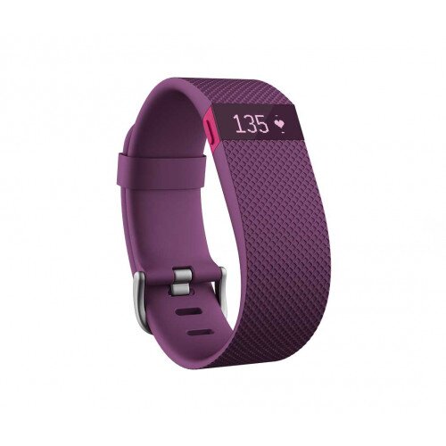 Fitbit Charge HR Heart Rate and Activity Tracker + Sleep Wristband - Plum - Small