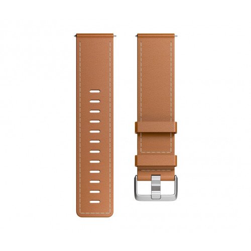 Fitbit Versa 2, Versa & Versa Lite Horween Leather Band - Saddle Stitch - Large