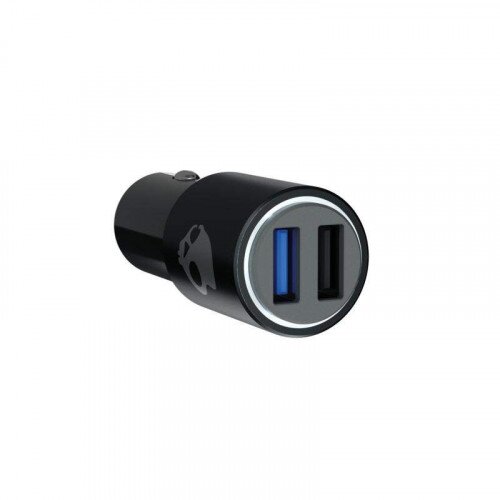 Skullcandy Fix Rapid Auto Dual USB Port Car Charger - Black