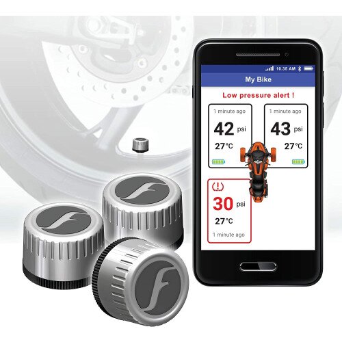 FOBO BIKE 2 for Trike Pressure Monitoring System - Silver