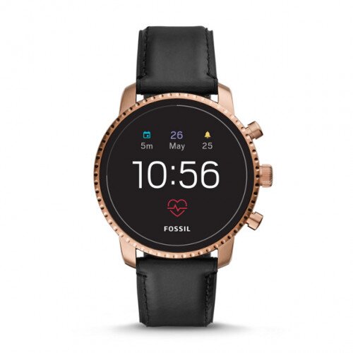 Fossil Gen 4 Explorist HR Smartwatch - Black Leather