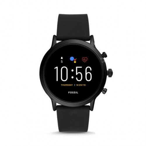 Fossil Gen 5 Smartwatch The Carlyle HR - Black Silicone