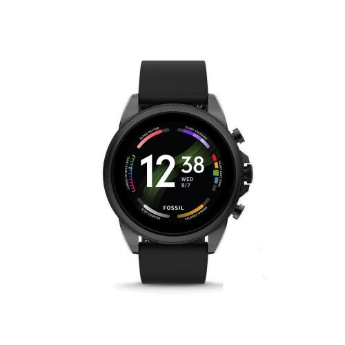 Fossil Gen 6 44mm Smartwatch - Black Silicone