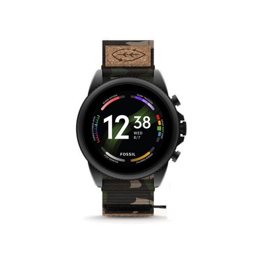 Fossil Gen 6 44mm Smartwatch - Green Camo rPFT