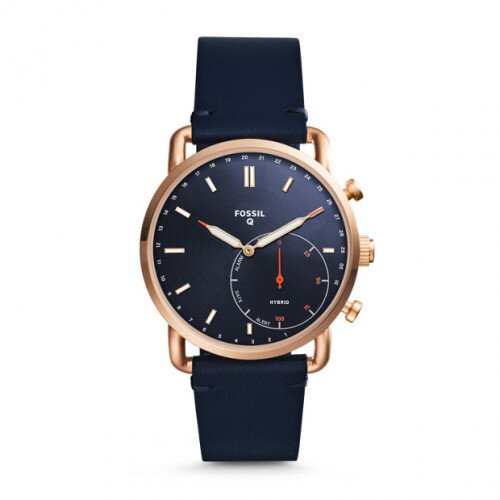 Fossil Hybrid Smartwatch - Commuter Navy Leather