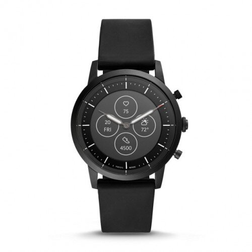 Fossil Hybrid Smartwatch HR Collider - Black Silicone