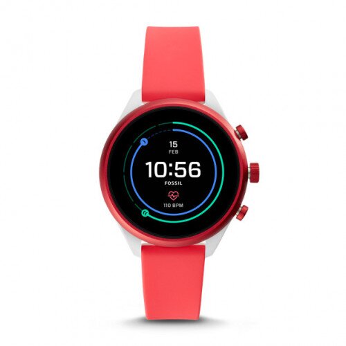 Fossil Sport Smartwatch - Red Silicone - 41mm - 18mm
