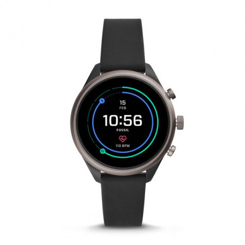 Fossil Sport Smartwatch - Black Silicone - 41mm - 18mm