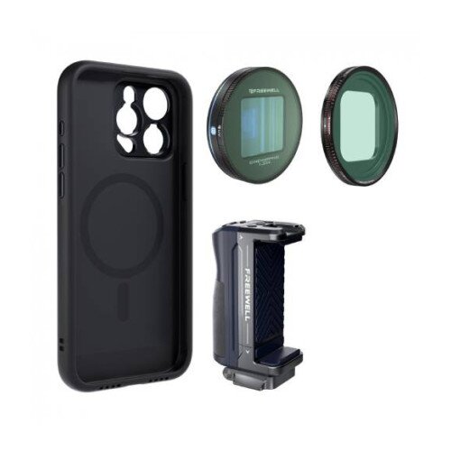 Freewell iPhone 15 Pro Max Blue Cine Pro Kit Sherpa