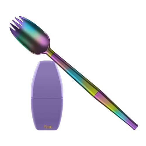 FinalStraw Cutlery Spork - Rainbow - FinalSpork - Porpoise-Ful Purple