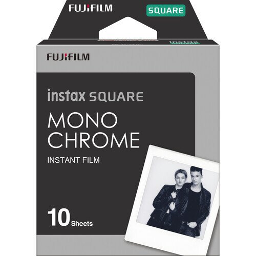Fujifilm Instax SQUARE Film - Monochrome - 10 Sheets