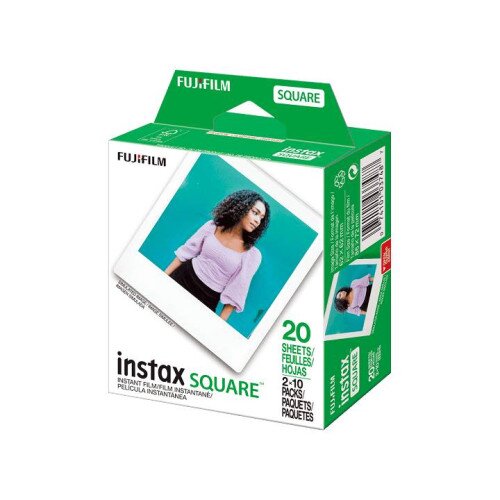 Fujifilm Instax SQUARE Film - White - Twin Pack