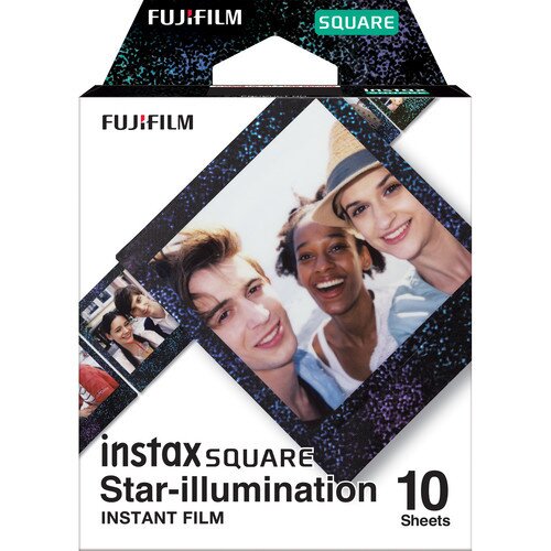 Fujifilm Instax SQUARE Film - Star-Illumination - 10 Sheets
