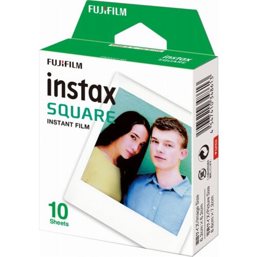 Fujifilm Instax SQUARE Film - White - 10 Sheets