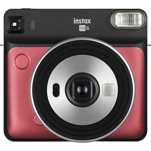 Fujifilm Instax SQUARE SQ6 Instant Camera - Ruby Red