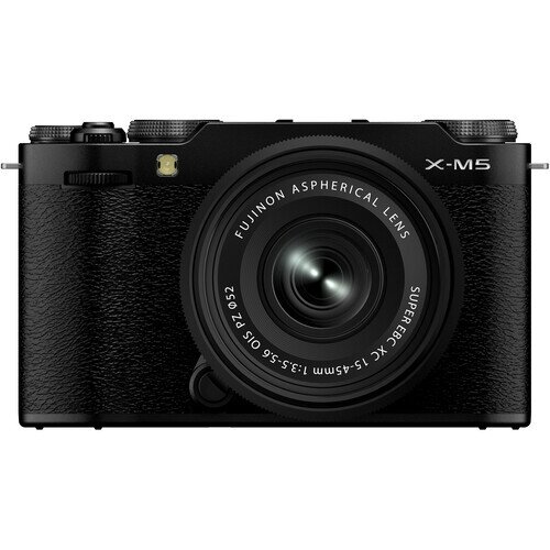 Fujifilm X-M5 Mirrorless Digital Camera - XC 15-45mm Lens - Black