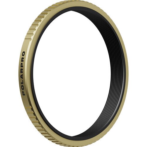 PolarPro Fujifilm X100VI Filter Adapter - Raw Brass - Adapter Only