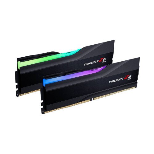 G.Skill Trident Z5 RGB DDR5-6000 CL30-40-40-96 1.40V 64GB (2x32GB) Intel XMP 3.0 Desktop Memory - Matte Black