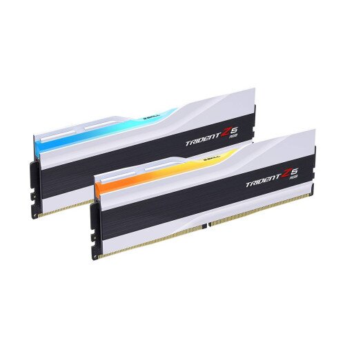 G.Skill Trident Z5 RGB DDR5-6400 CL30-39-39-102 1.40V 32GB (2x16GB) Intel XMP 3.0 Desktop Memory - Matte White