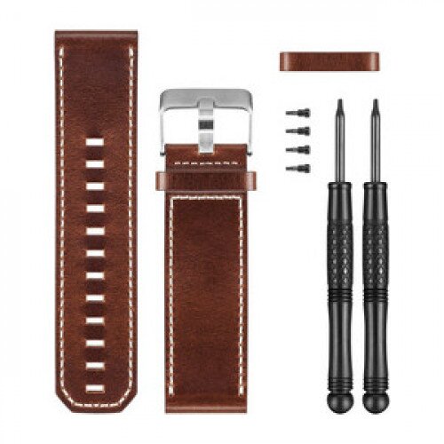 Garmin Brown Leather Watch Band