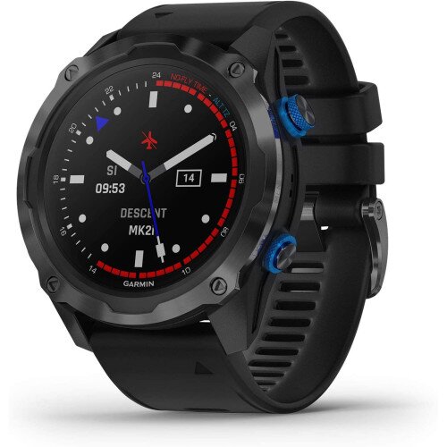 Garmin Descent Mk2i Dive GPS Smartwatch - Titanium Carbon Gray DLC with Black Band - 52mm