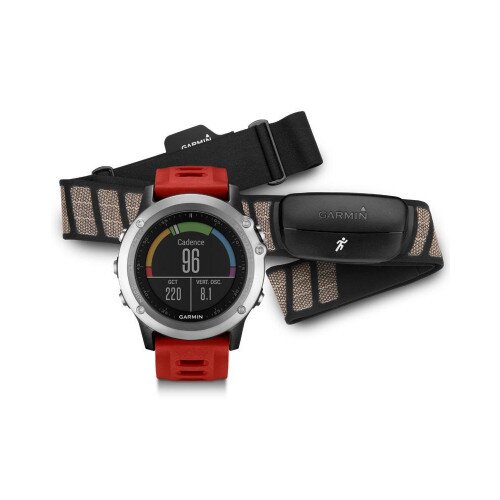 Garmin fenix 3 GPS Watch - Silver Performer Bundle