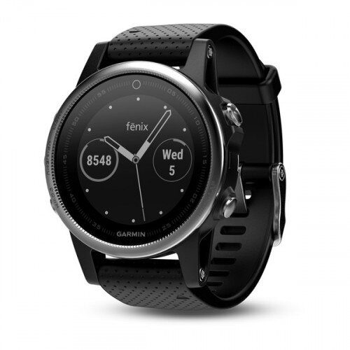 Garmin fenix 5S Silver with Black Band - 42mm