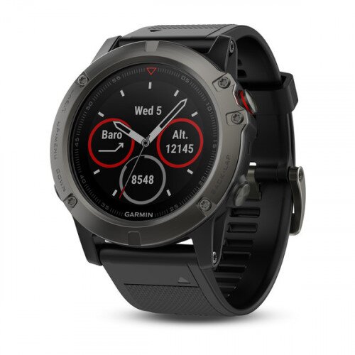 Garmin fenix 5X Slate Gray Sapphire with Black Band - 51mm