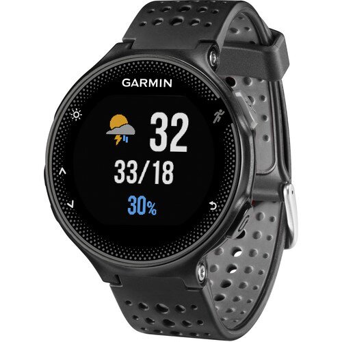 Garmin Forerunner 235 GPS Running Watch - Black and Gray Silicone
