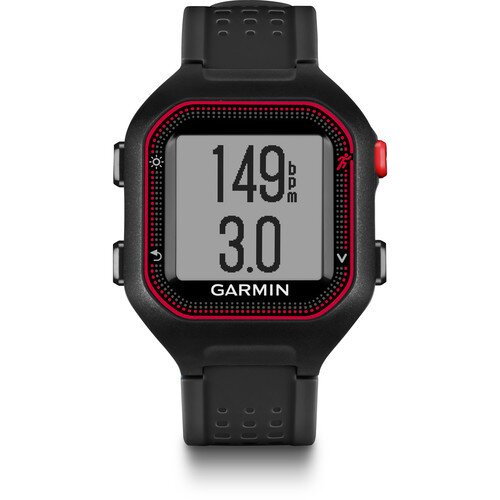 Garmin Forerunner 25 GPS Running Watch - Black/Red