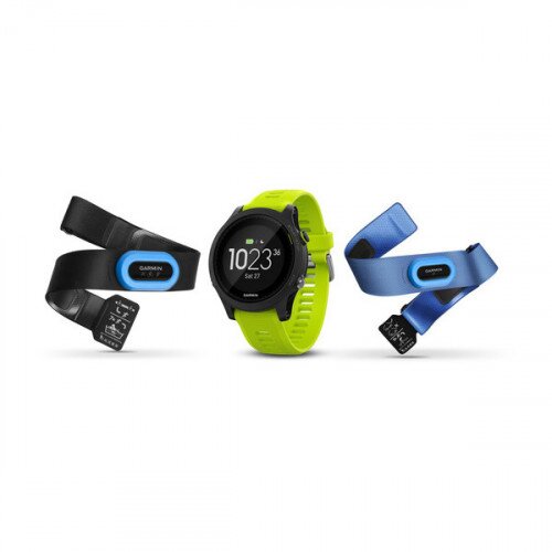 Garmin Forerunner 935 GPS Running Watch - Tri-Bundle (Black with Yellow Straps)