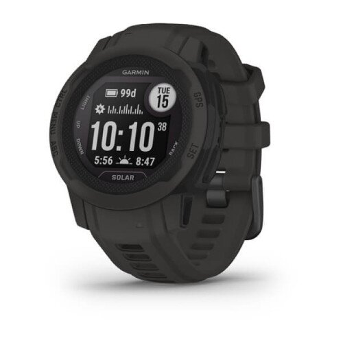 Garmin Instinct 2S Solar Rugged GPS Smartwatch - Graphite - 40mm