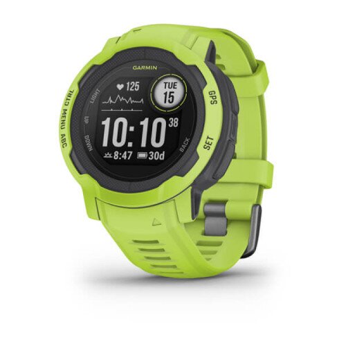 Garmin Instinct 2 Rugged GPS Smartwatch - Standard Edition - Electric Lime - 45mm