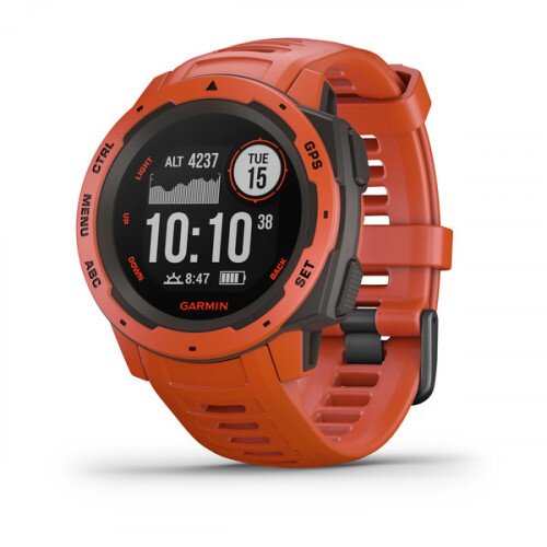 Garmin Instinct Outdoor GPS Watch - Standard - Flame Red
