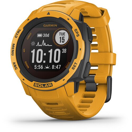 Garmin Instinct Solar Outdoor GPS Watch - Standard - Sunburst