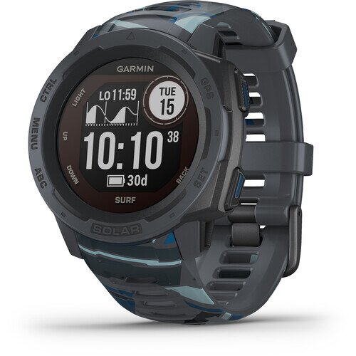 Garmin Instinct Solar Outdoor GPS Watch - Surf Edition - Pipeline