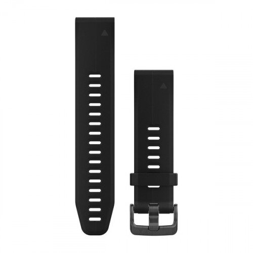 Garmin QuickFit 20 Watch Bands - Black Silicone - Small/Medium