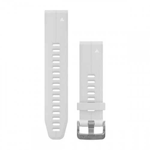 Garmin QuickFit 20 Watch Bands - Carrara White Silicone - Small/Medium