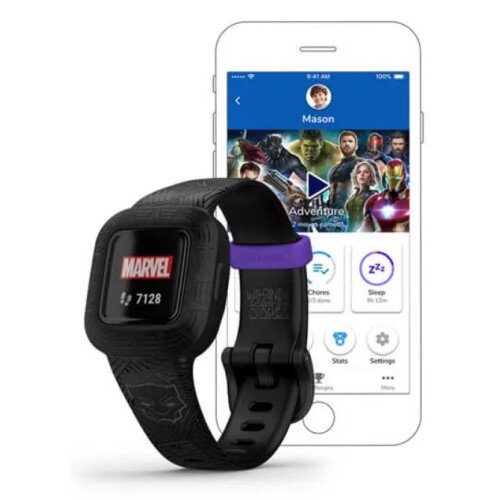 Garmin vivofit jr. 3 Activity Tracker - Marvel - Black Panther
