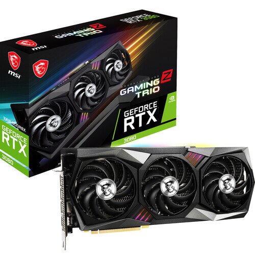 MSI GeForce RTX 3080 GAMING X TRIO 10G Graphics Card
